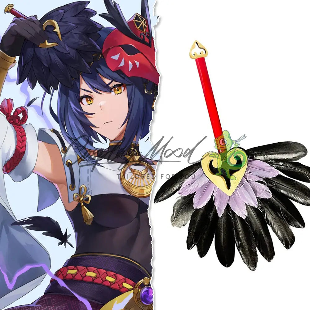 Accessorio-cosplay-ventaglio-Sara-Kujou-Genshin-Impact-1