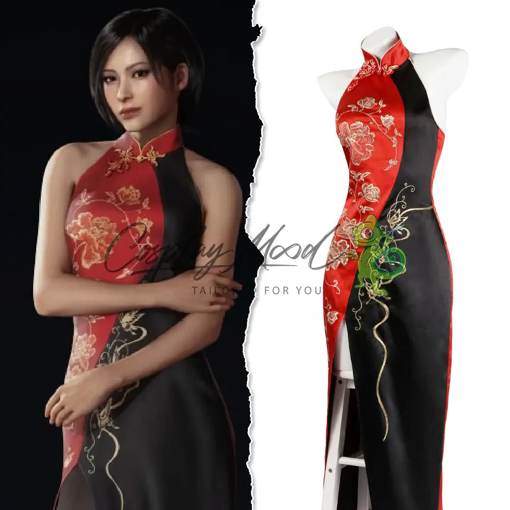 Costume-Cosplay-Ada-Wong-Qipao-Resident-Evil-4-Remake-Capcom-1