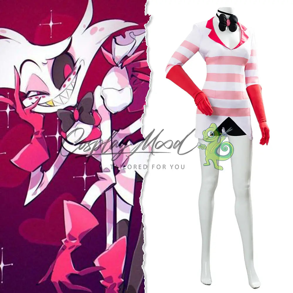 Hazbin Hotel Angel Dust 2 Arms Cosplay Costume Cosplaymood hazbin-hotel-angel-dust-2-arms-cosplay-costume-cosplaymood