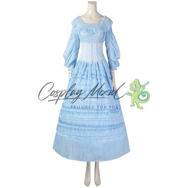 Costume-Cosplay-Ariel-Blue-Dress-La-Sirenetta-Film-Disney