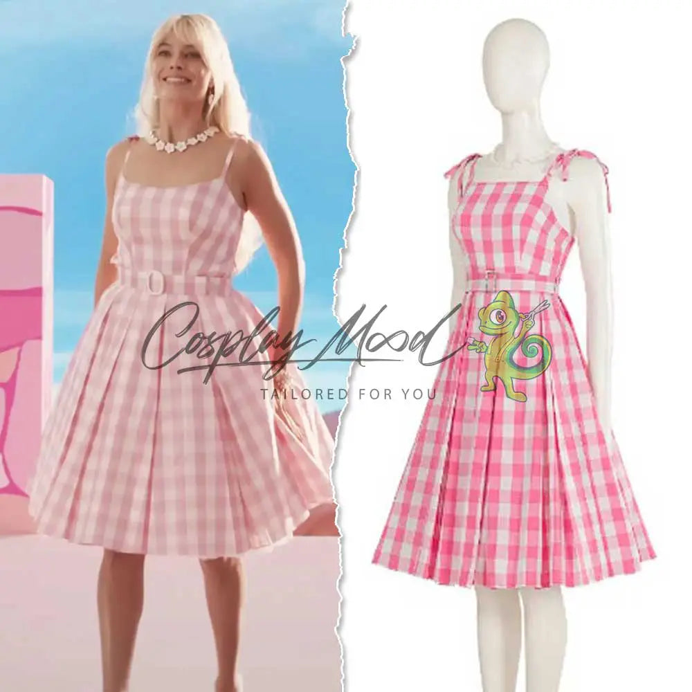 Costume-Cosplay-Barbie-Pink-Dress-Barbie-il-film-1