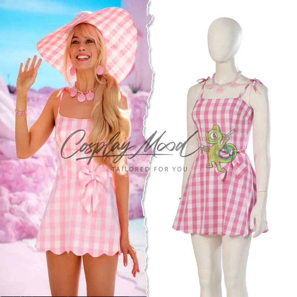 Costume-Cosplay-Barbie-Vestito-Rosa-Mare-Barbie-il-film-1