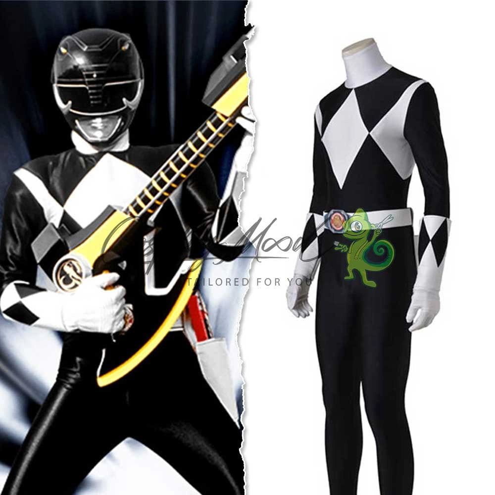 Us Rangers Cosplay Mighty Morphin Black Ranger Cosplay Costume | Cosplaymood.com ...