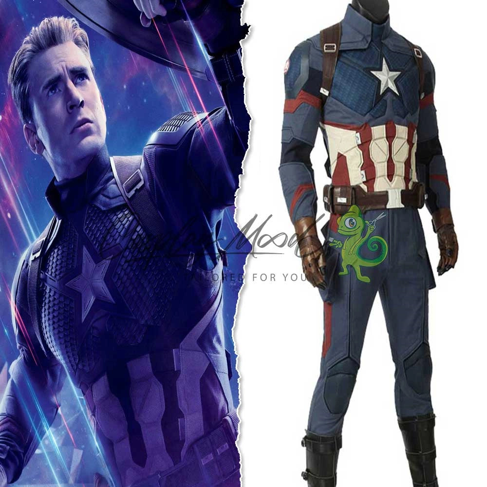 Captain America Endgame Marvel Cosplay Costume Cosplaymood Captain America Endgame Marvel Cosplay Costume Cosplaymood