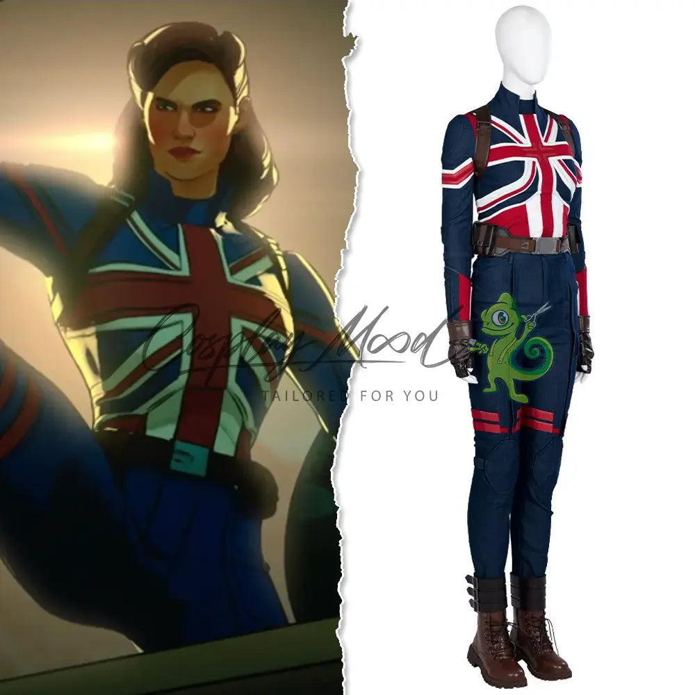 Costume-Cosplay-Captain-Britain-Peggy-Carter-Marvel-1