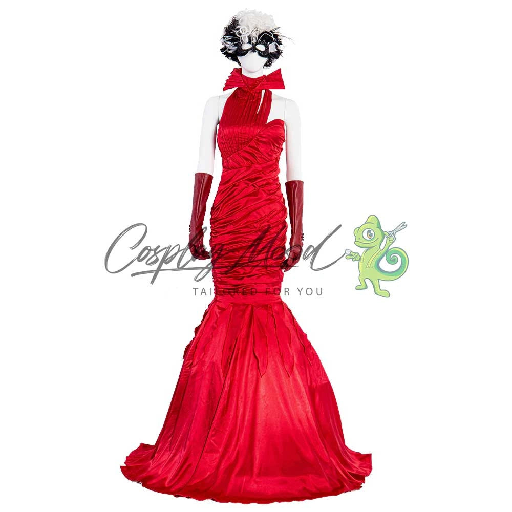 Costume-cosplay-Cruella-abito-rosso-Disney-2