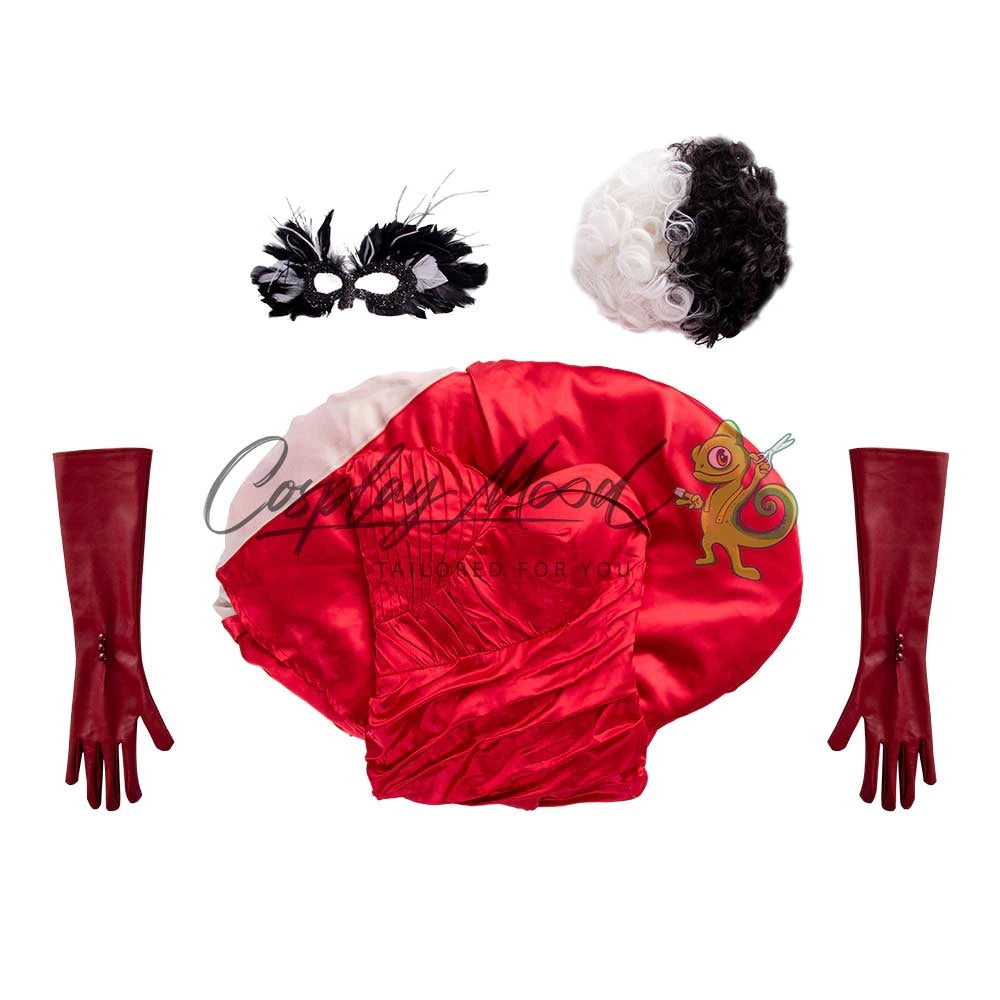 Costume-cosplay-Cruella-abito-rosso-Disney-10