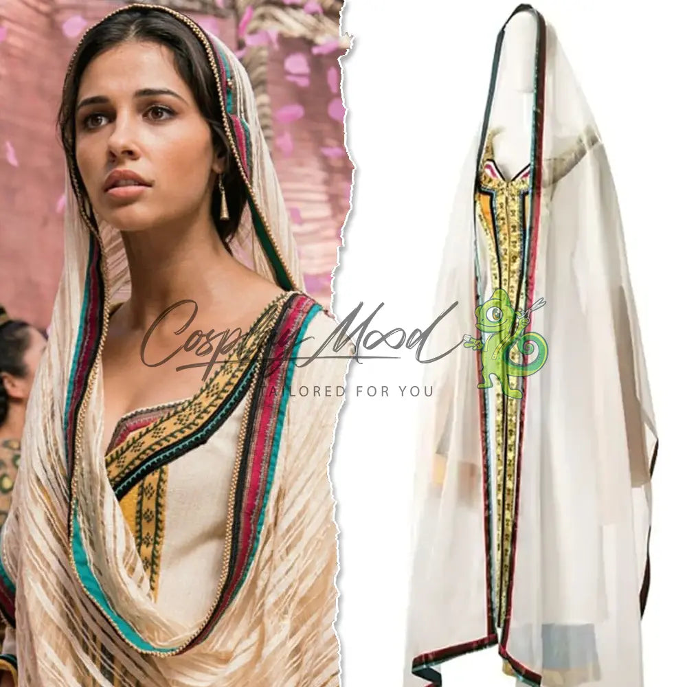 Costume-Cosplay-Jasmine-Abito-bianco-Aladdin-film-Disney-1