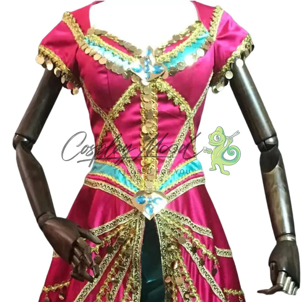 Costume-Cosplay-Jasmine-Red-Dress-Aladdin-film-6