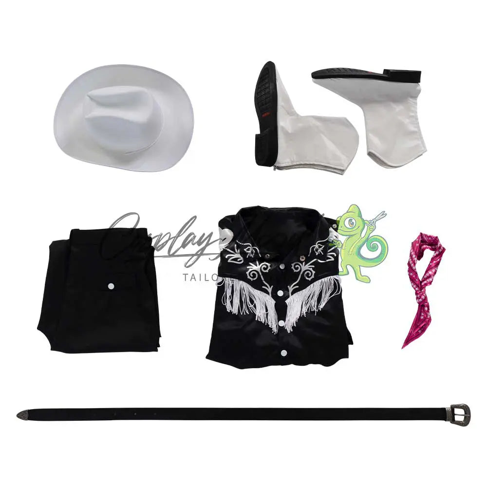 Costume Barbie Ken Cowboy Cowgirl Film Vestito Fantasia Adulto Uomo Costume Barbie Ken Cowboy Cowgirl Film Vestito Fantasia Adulto Uomo