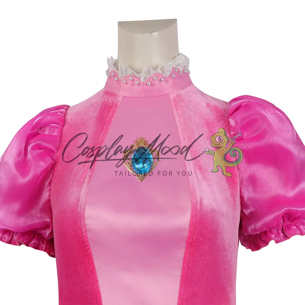 Costume Cosplay Principessa Peach Super Mario Bros il Film 13