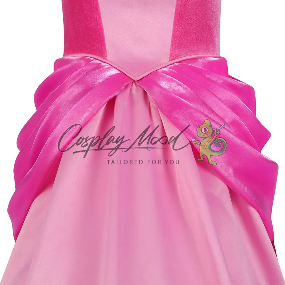Costume Cosplay Principessa Peach Super Mario Bros il Film 12