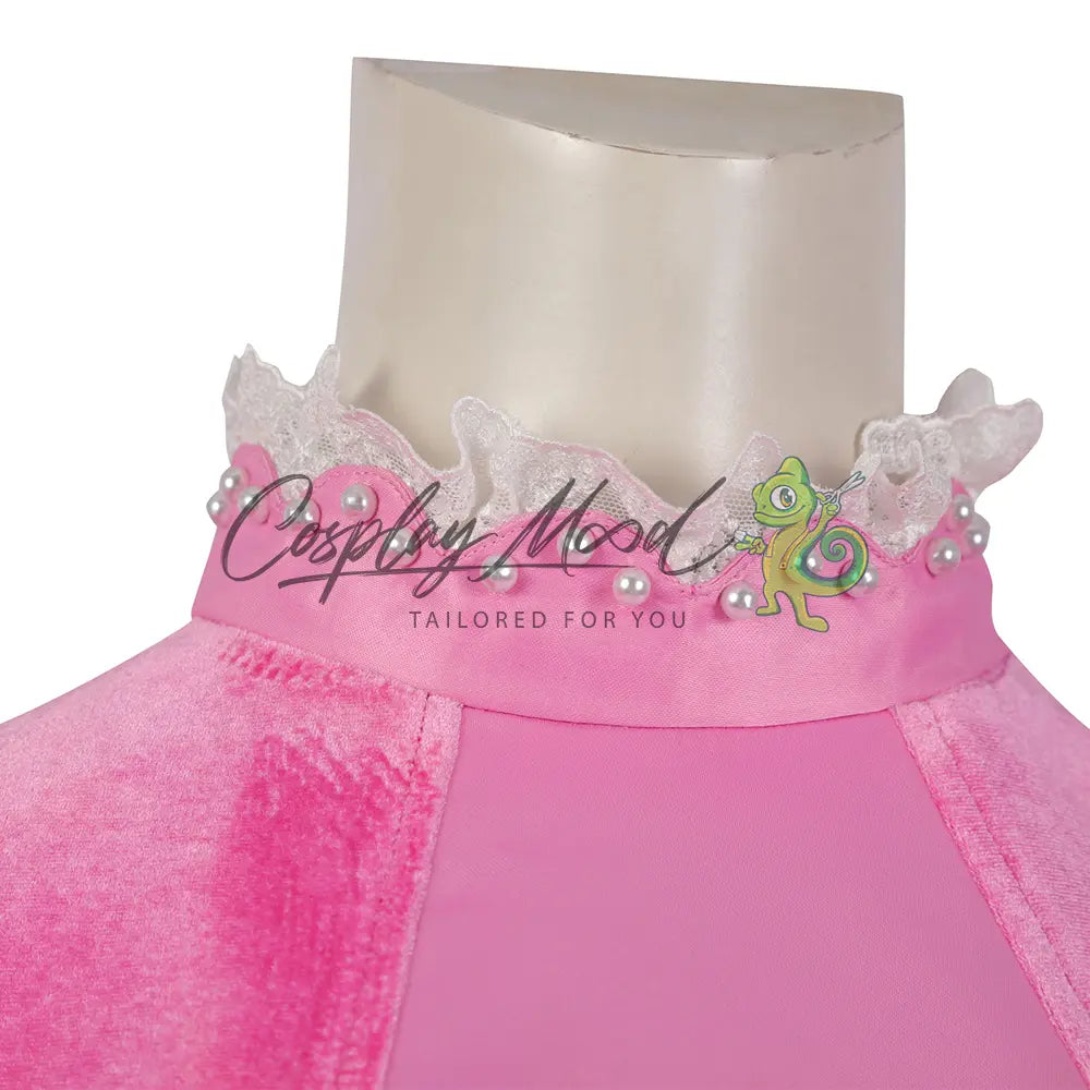 Costume Cosplay Principessa Peach Super Mario Bros il Film 16