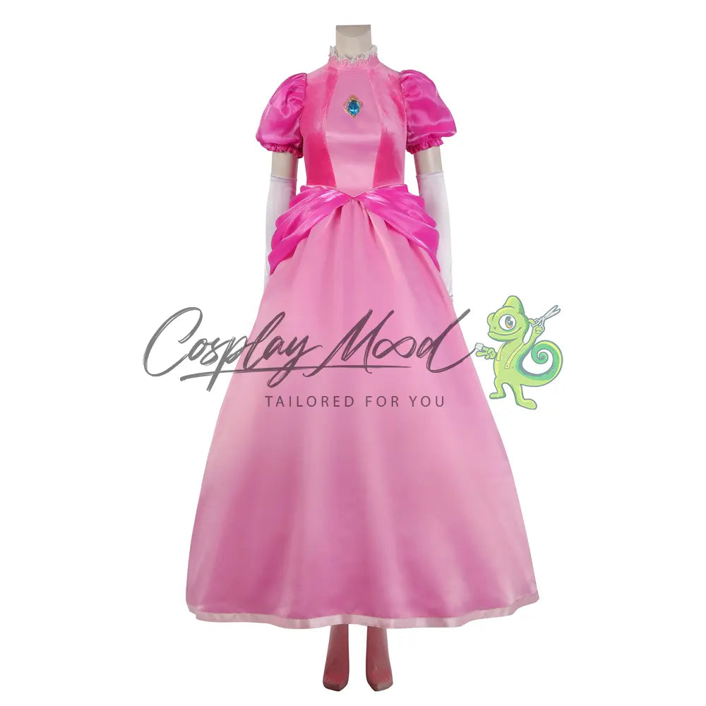 Costume Cosplay Principessa Peach Super Mario Bros il Film 1