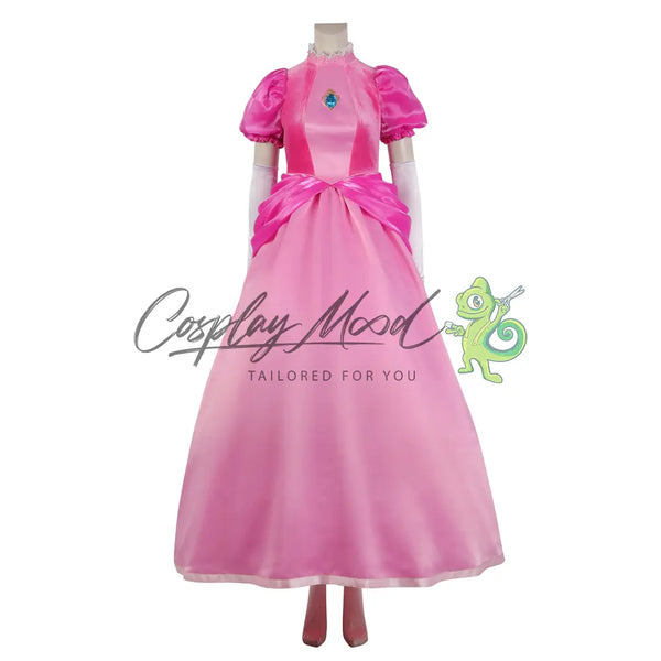 Costume Cosplay Principessa Peach Super Mario Bros il Film 1