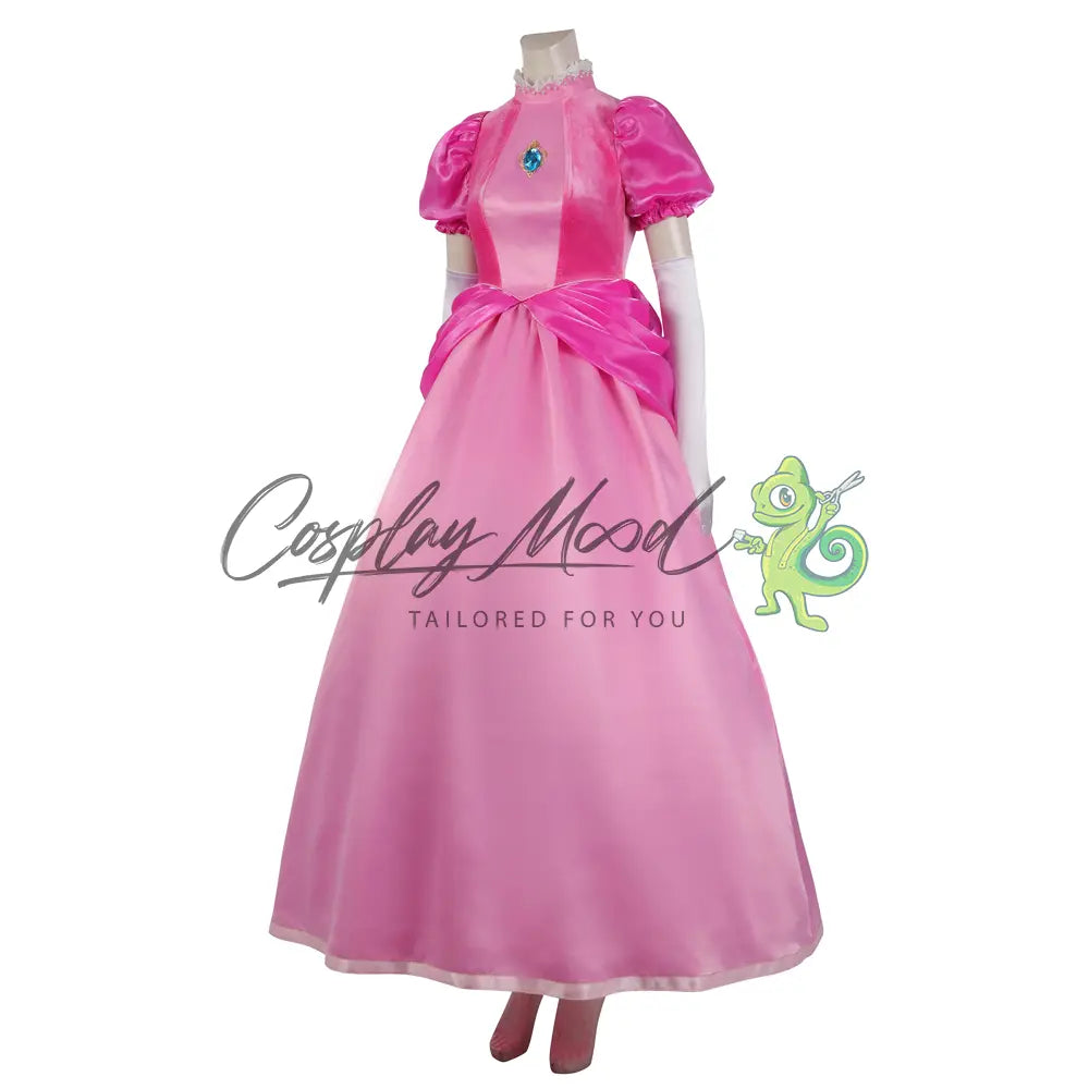 Costume Cosplay Principessa Peach Super Mario Bros il Film 3