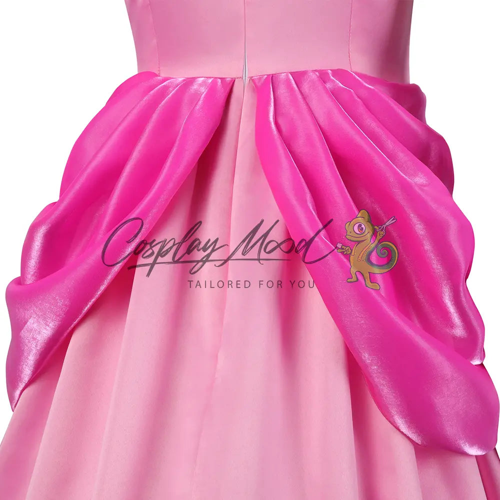 Costume Cosplay Principessa Peach Super Mario Bros il Film 17