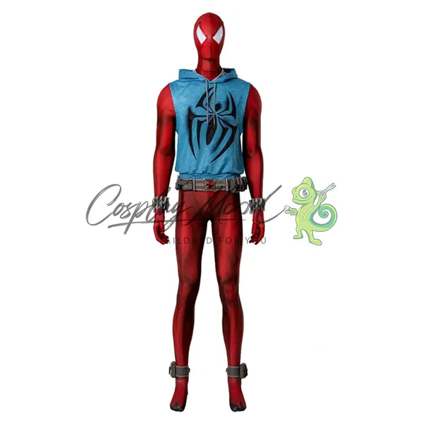 Costume-Cosplay-Scarlet-Spider-Ben-Reilly-Spiderman-Across-the-spiderverse