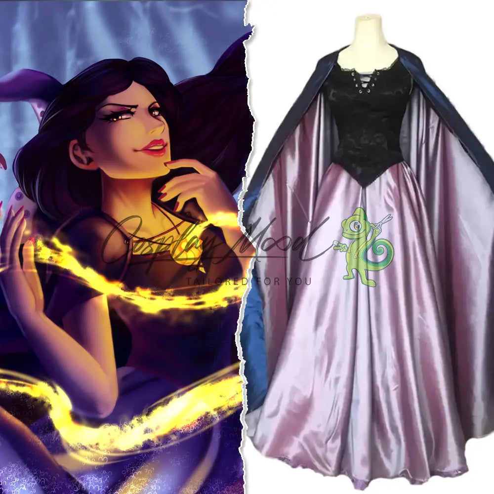 Costume-Cosplay-Vanessa-Ursula-La-Sirenetta-Disney-1