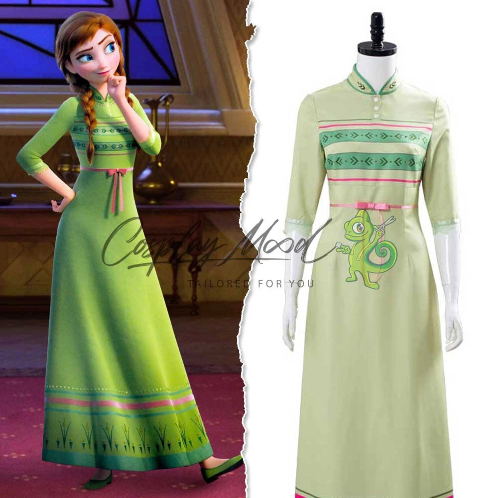 Anna Frozen Costume Carnevale Elsa Dress Costumi Carnevale Anna E