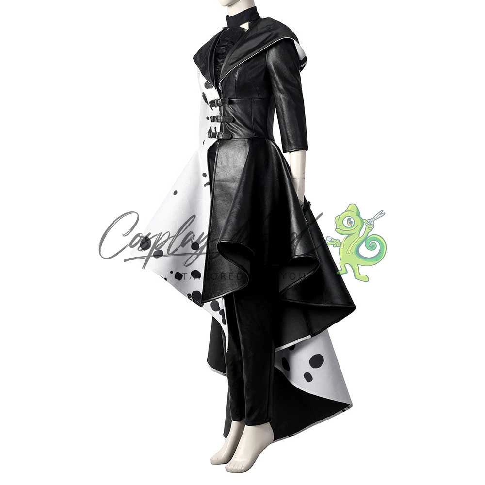 Costume-cosplay-Cruella-De-Vil-dalmata-dress-Disney-2