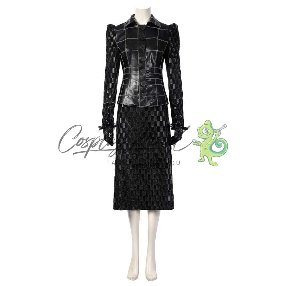 Costume-cosplay-Cruella-Disney-black-dress