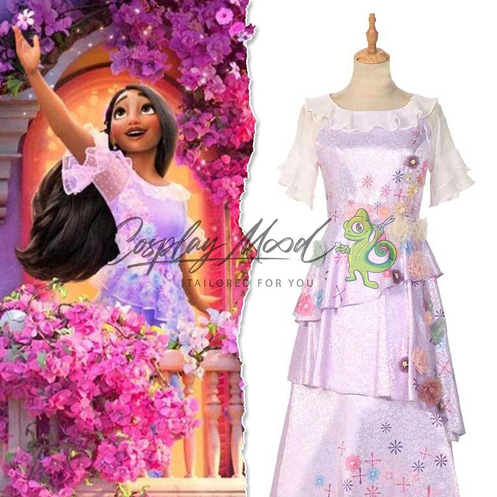 Costume-Cosplay-Isabela-Madrigal-Encanto-Disney-1