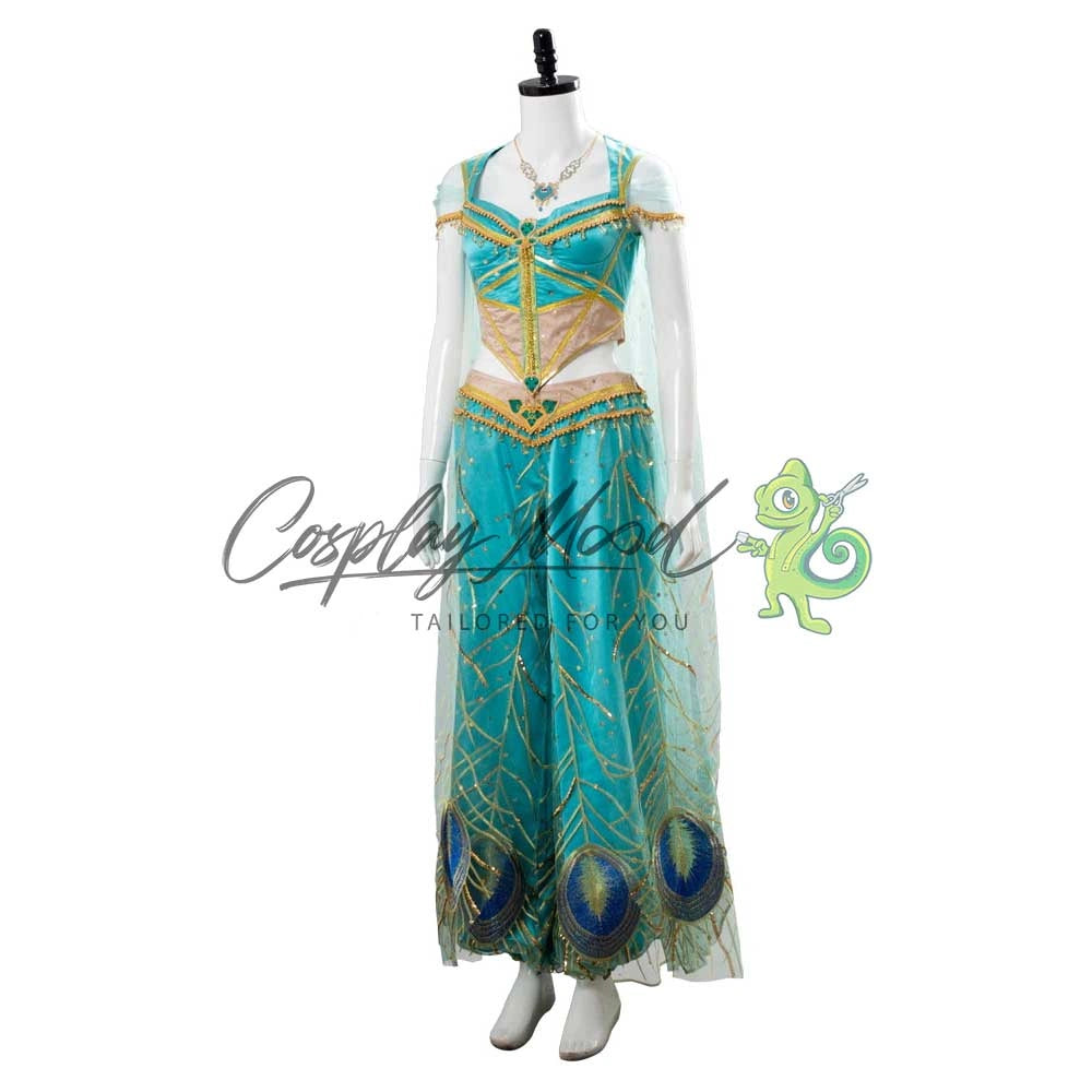 Costume Cosplay Jasmine Aladdin il film Disney