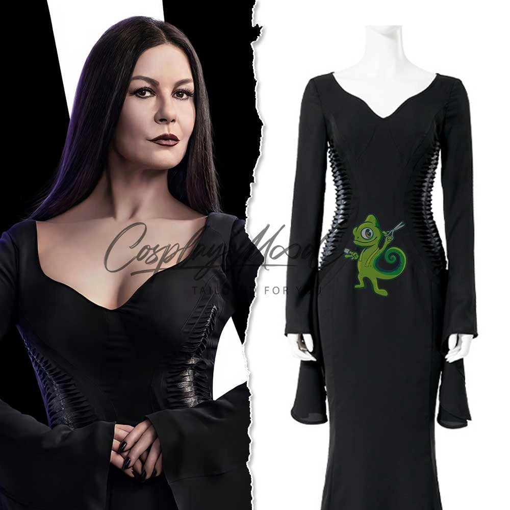 Costume-cosplay-Morticia-Wednesday-Netflix-The-Addams-Family-1