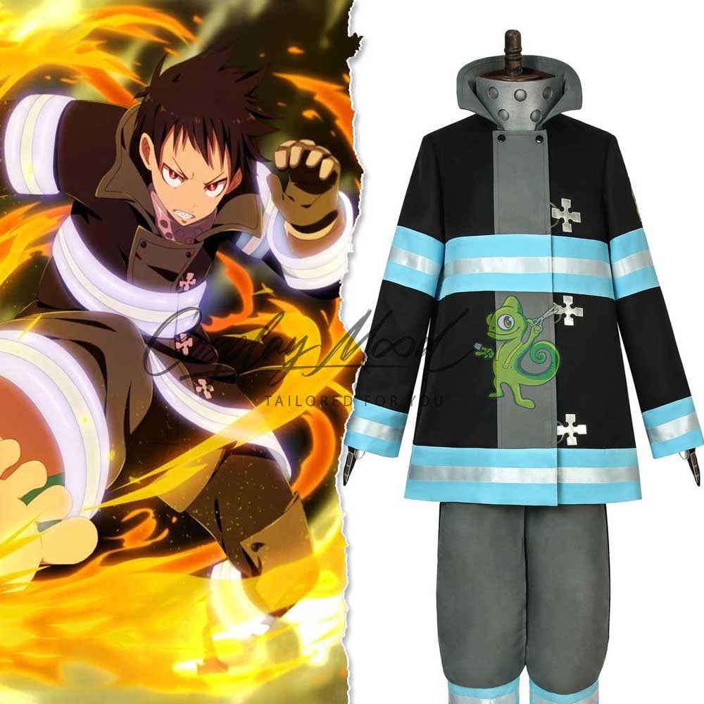 Costume-cosplay-Shinra-Kusakabe-Fire-Force-uniforme-1