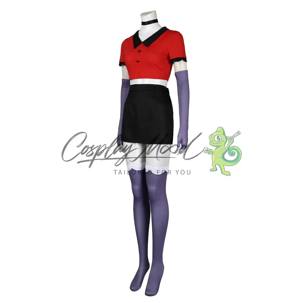 Costume-cosplay-Vaggie-abito-rosso-Hazbin-Hotel-2
