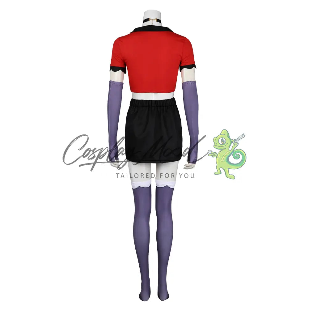 Costume-cosplay-Vaggie-abito-rosso-Hazbin-Hotel-4