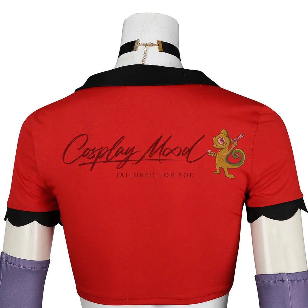 Costume-cosplay-Vaggie-abito-rosso-Hazbin-Hotel-7