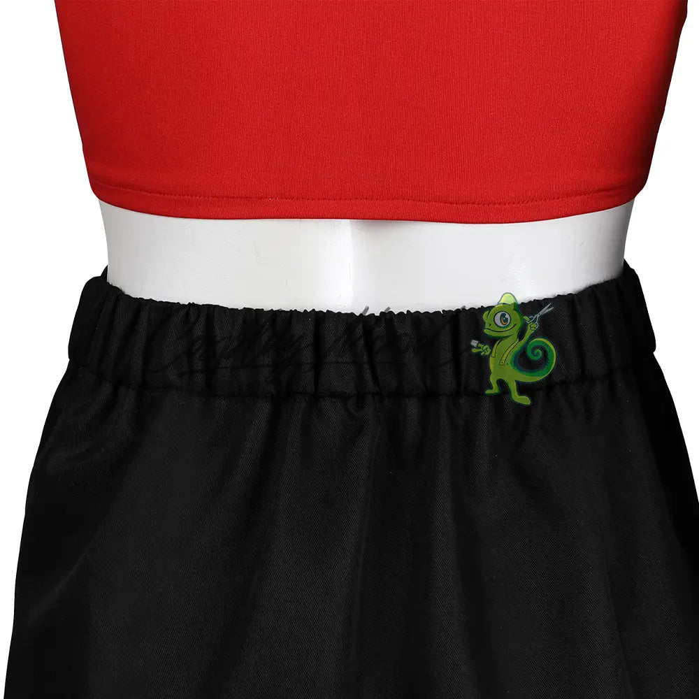 Costume-cosplay-Vaggie-abito-rosso-Hazbin-Hotel-9