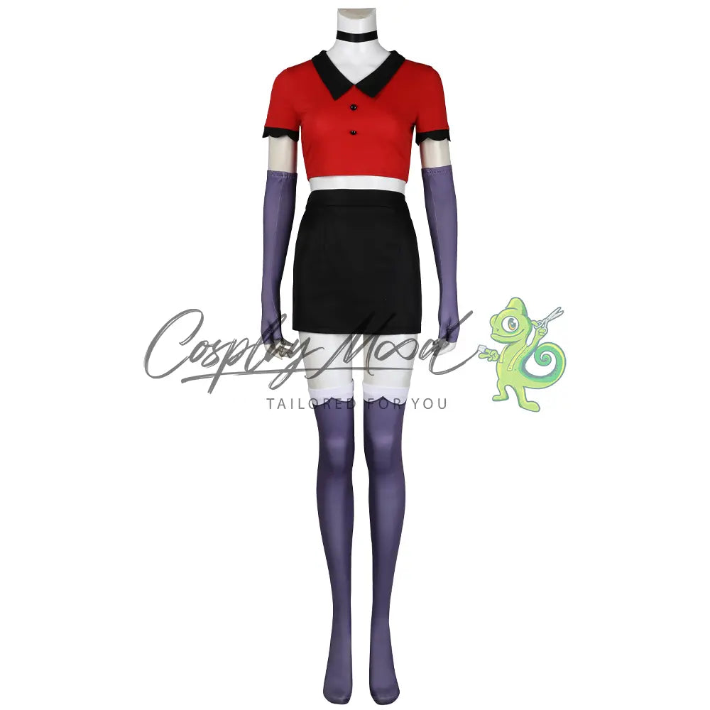 Costume-cosplay-Vaggie-abito-rosso-Hazbin-Hotel