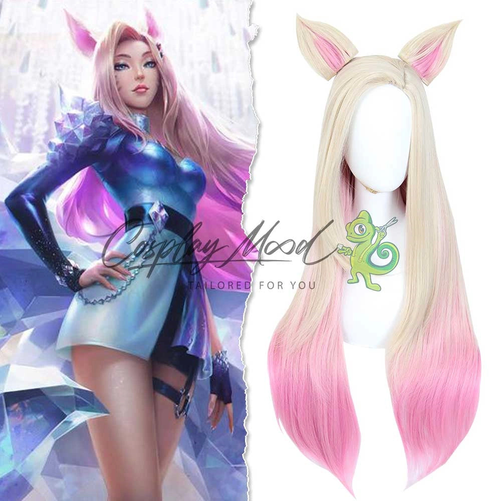 Parrucca-cosplay-Ahri-KDA-League-of-Legends-con-orecchie-1