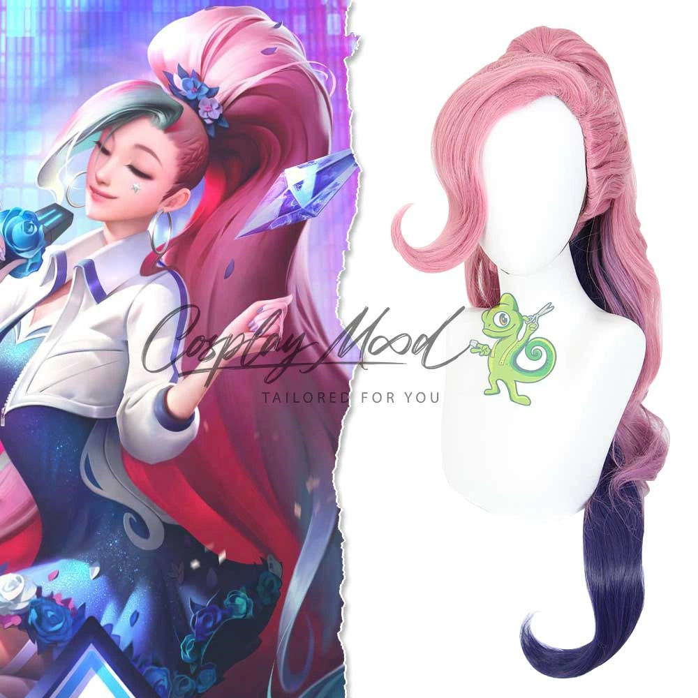 Parrucca-cosplay-KDA-Seraphine-League-of-Legends-1
