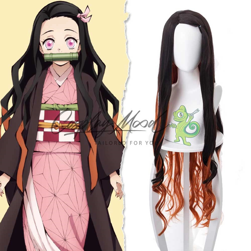 Parrucca-cosplay-Nezuko-Kamado-Demon-Slayer-1