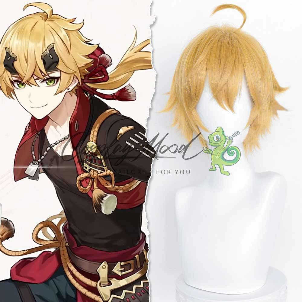 Parrucca-cosplay-Thoma-Genshin-Impact-1