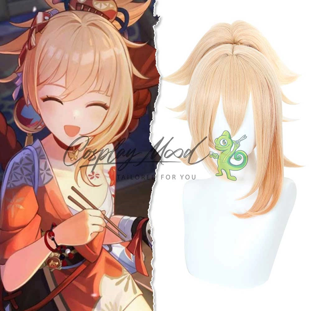 Genshin Impact Yoimiya Cosplay Wig | Cosplaymood.com – Cosplaymood ...