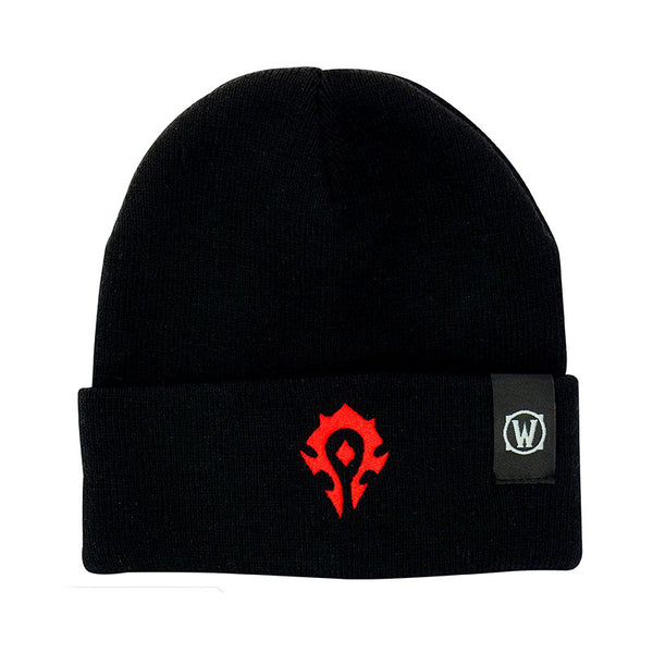 Berretto Invernale Cappellino World of Warcraft "Horde Logo" Zuccotto Beanie Idea Regalo Nerd