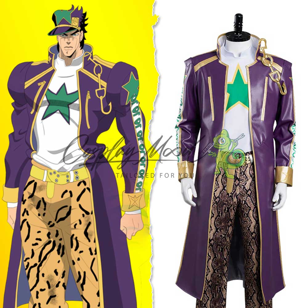 Em promoção! Jojo's Bizarre Adventure Cosplay Kujo Jotaro Traje De