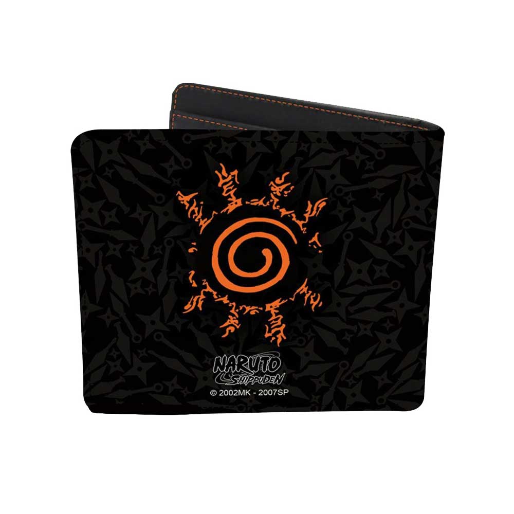 Portafoglio Unisex in vinile Naruto Shippuden "Konoha" Idea Regalo Nerd
