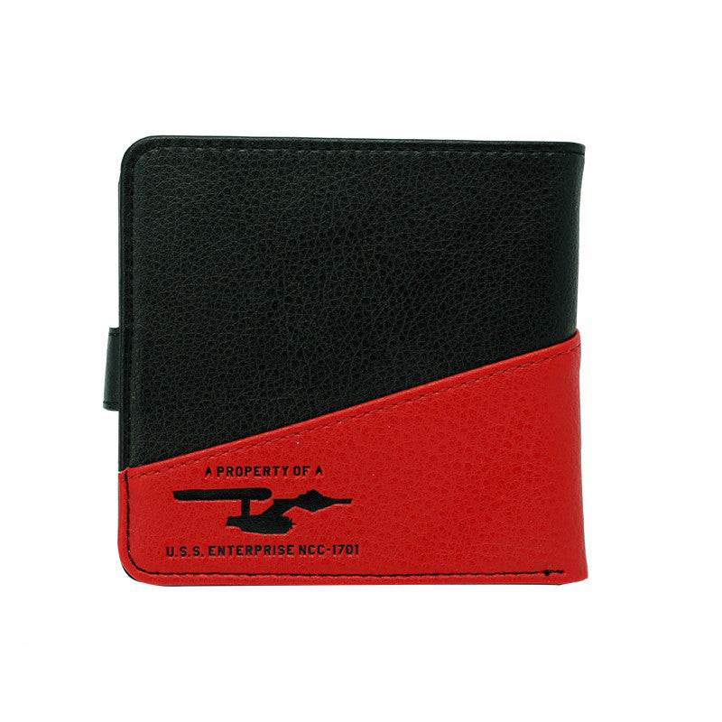 Portafoglio Uomo Star Trek "Commander" Premium Wallet Idea Regalo Nerd