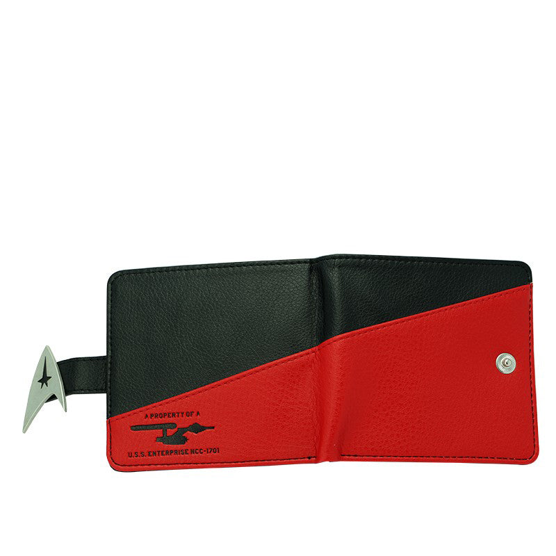 Portafoglio Uomo Star Trek "Commander" Premium Wallet Idea Regalo Nerd
