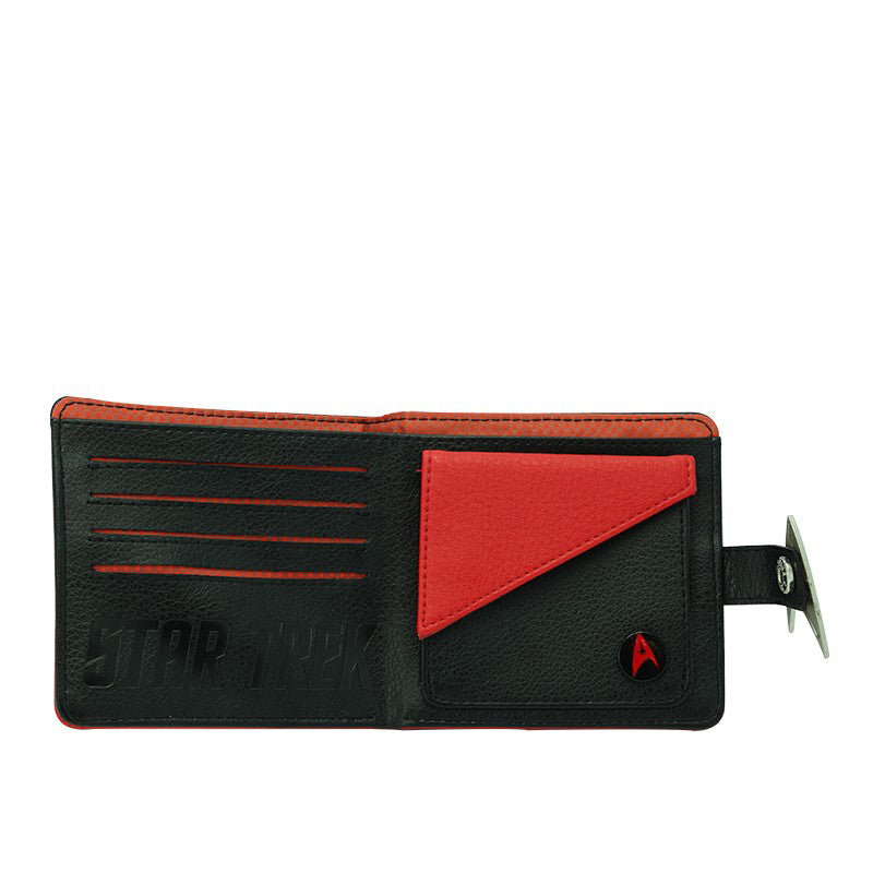 Portafoglio Uomo Star Trek "Commander" Premium Wallet Idea Regalo Nerd
